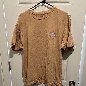 Obey Tan Short Sleeve Graphic Tee